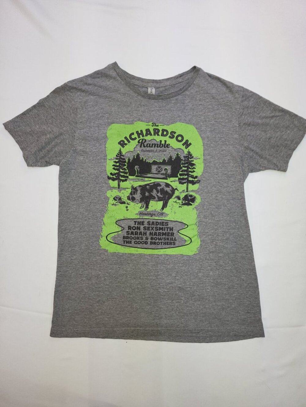 MillTex Richardson Ramble 2023 Hastings Ontario Concert T-Shirt Men's Medium - Picture 11 of 11